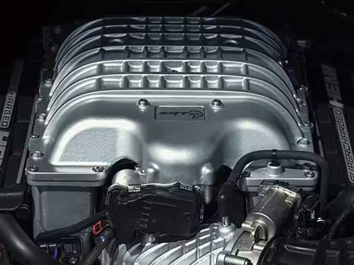 2023 Dodge Durango close up view of engine