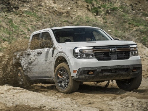 2024 Ford Maverick Tremor off-roading through some mud