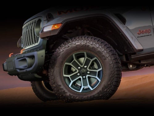 2024 Jeep Gladiator close up view of front wheel