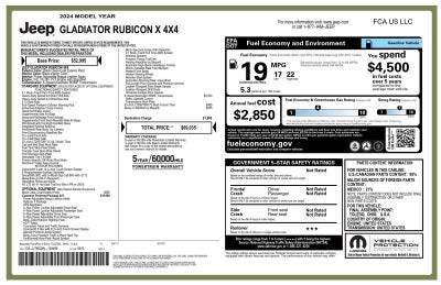2024 Jeep Gladiator Rubicon X