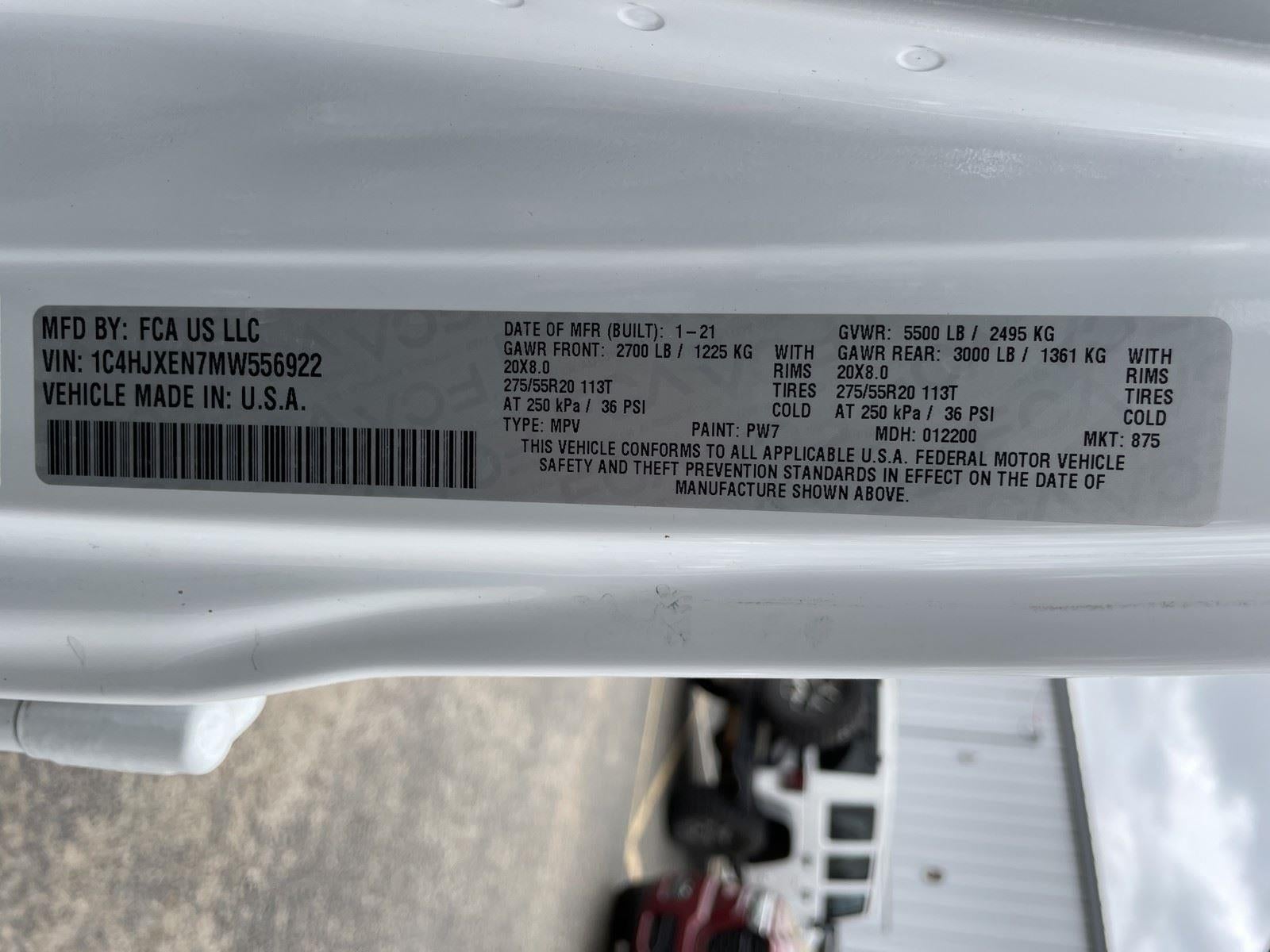 2021 Jeep Wrangler Unlimited Sahara High Altitude