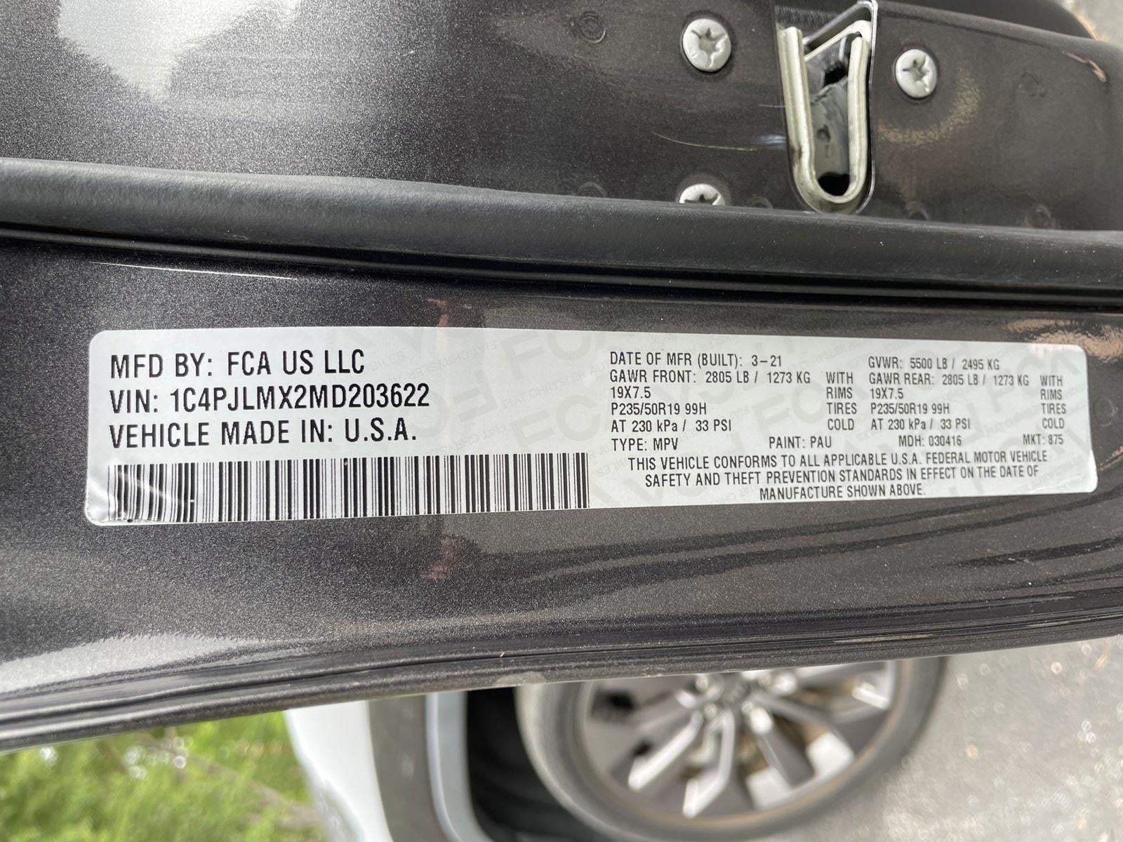 2021 Jeep Cherokee 80th Anniversary