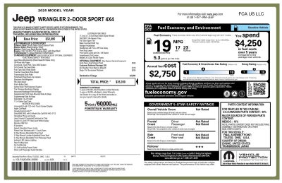 2025 Jeep Wrangler Sport
