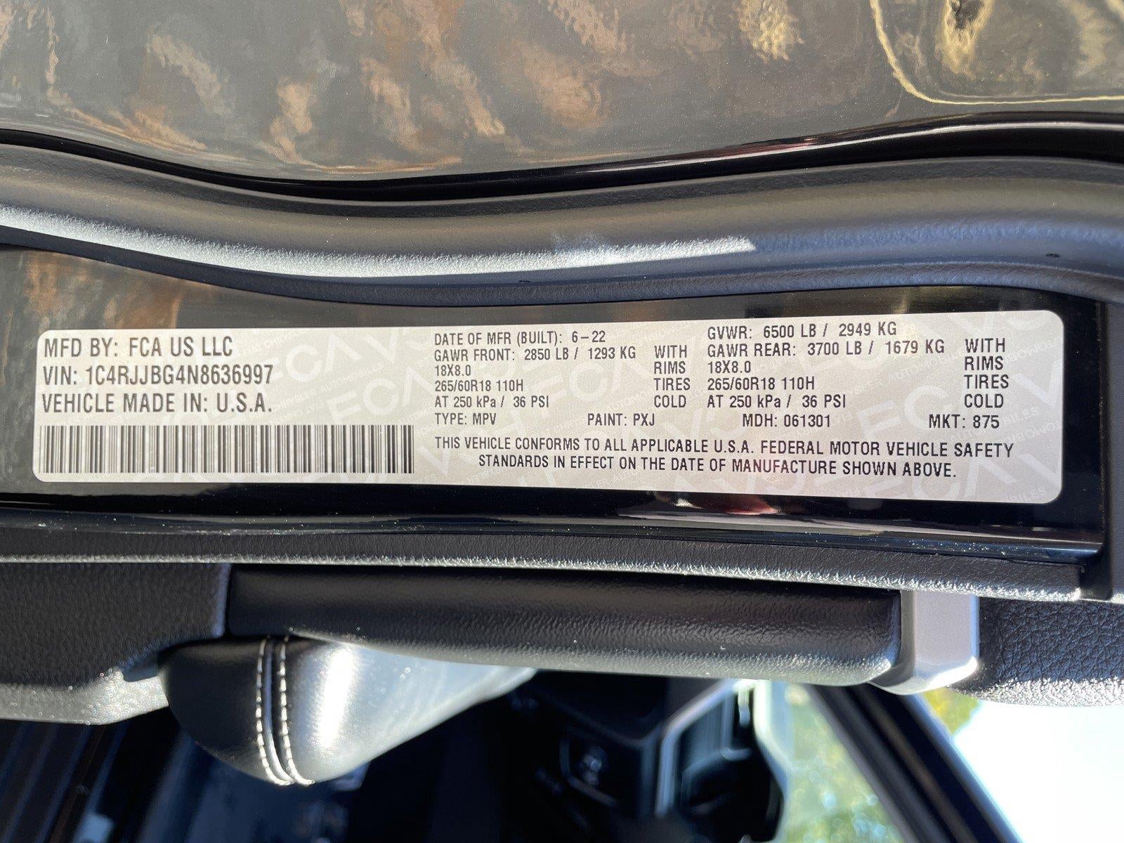 2022 Jeep Grand Cherokee L Limited