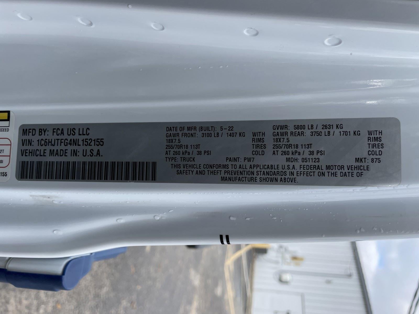 2022 Jeep Gladiator Overland