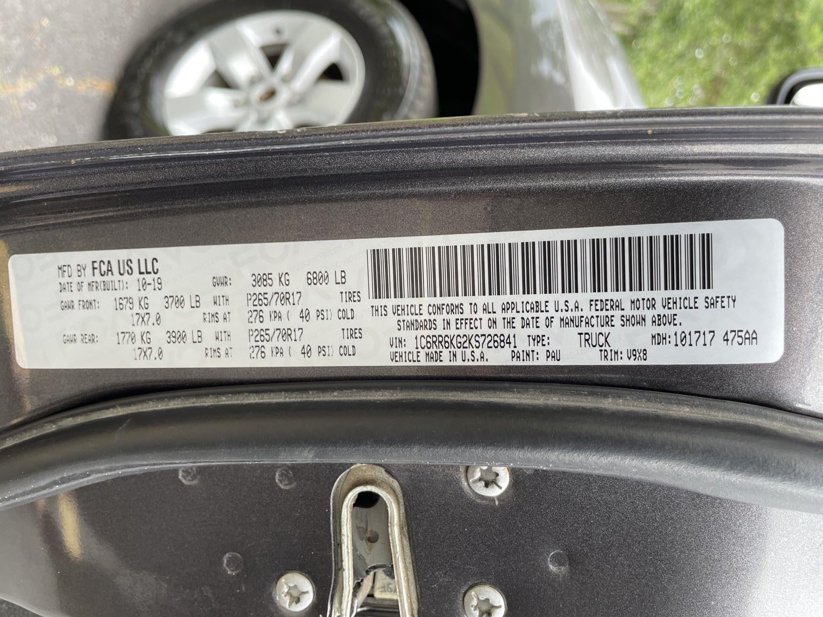 2019 RAM 1500 Classic Tradesman