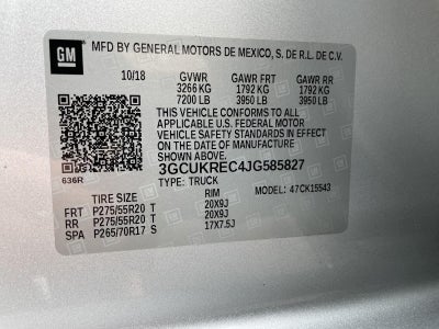 2018 Chevrolet Silverado 1500 LT