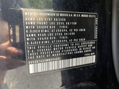 2021 Volkswagen Tiguan SE
