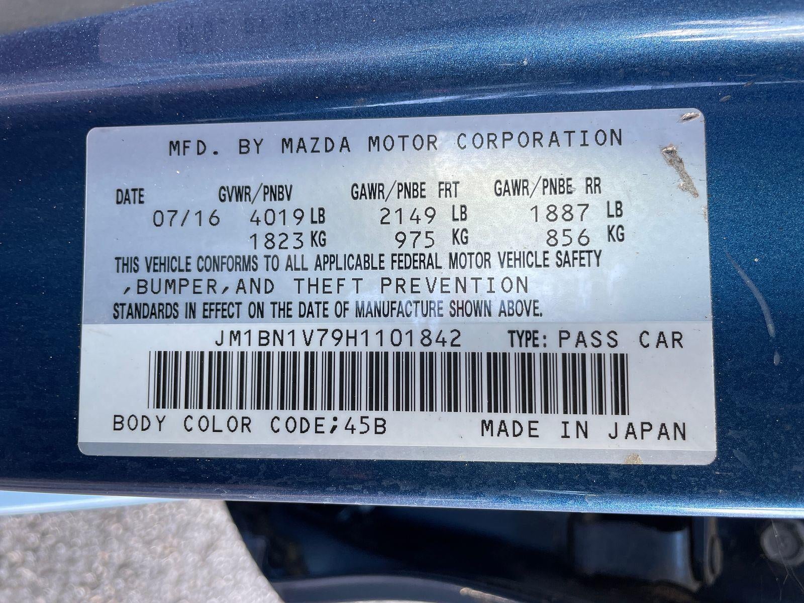 2017 Mazda Mazda3 4-Door Touring