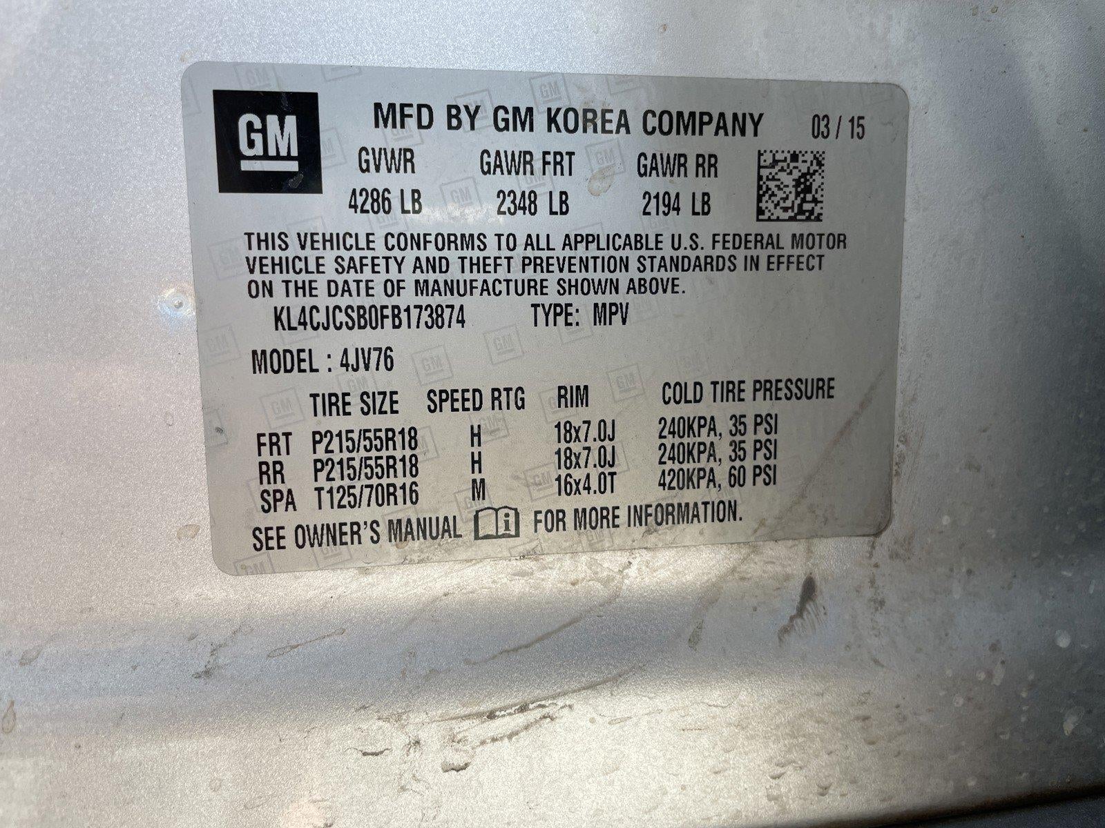 2015 Buick Encore Leather