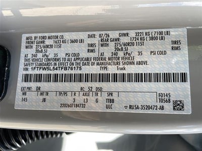 2026 Ford F-150 Lariat®