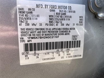2022 Ford Explorer Base