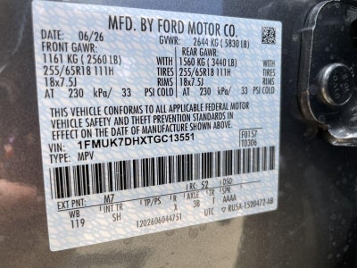 2026 Ford Explorer Active w/200A Pkg