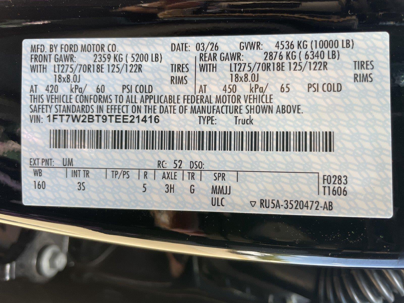 2026 Ford Super Duty F-250 Srw XLT