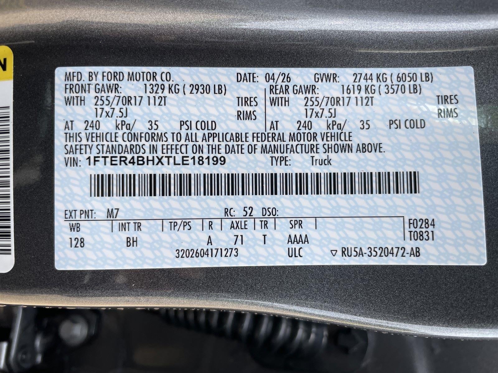 2026 Ford Ranger XL
