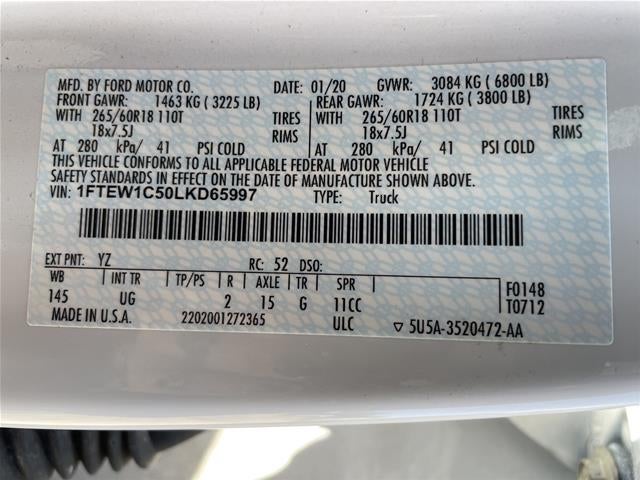 2020 Ford F-150 XLT