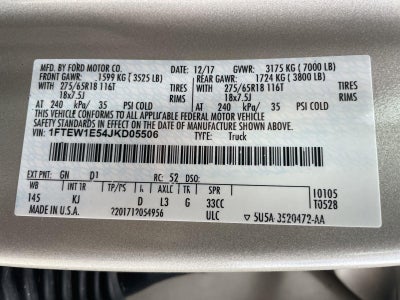 2018 Ford F-150 King Ranch