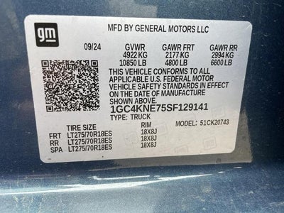 2025 Chevrolet Silverado 2500HD LT