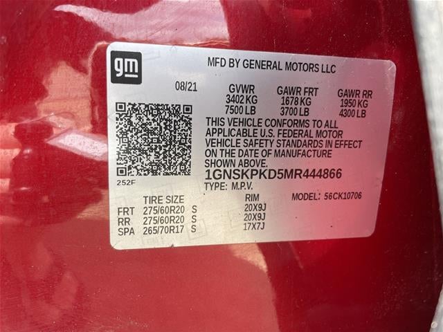 2021 Chevrolet Tahoe Z71