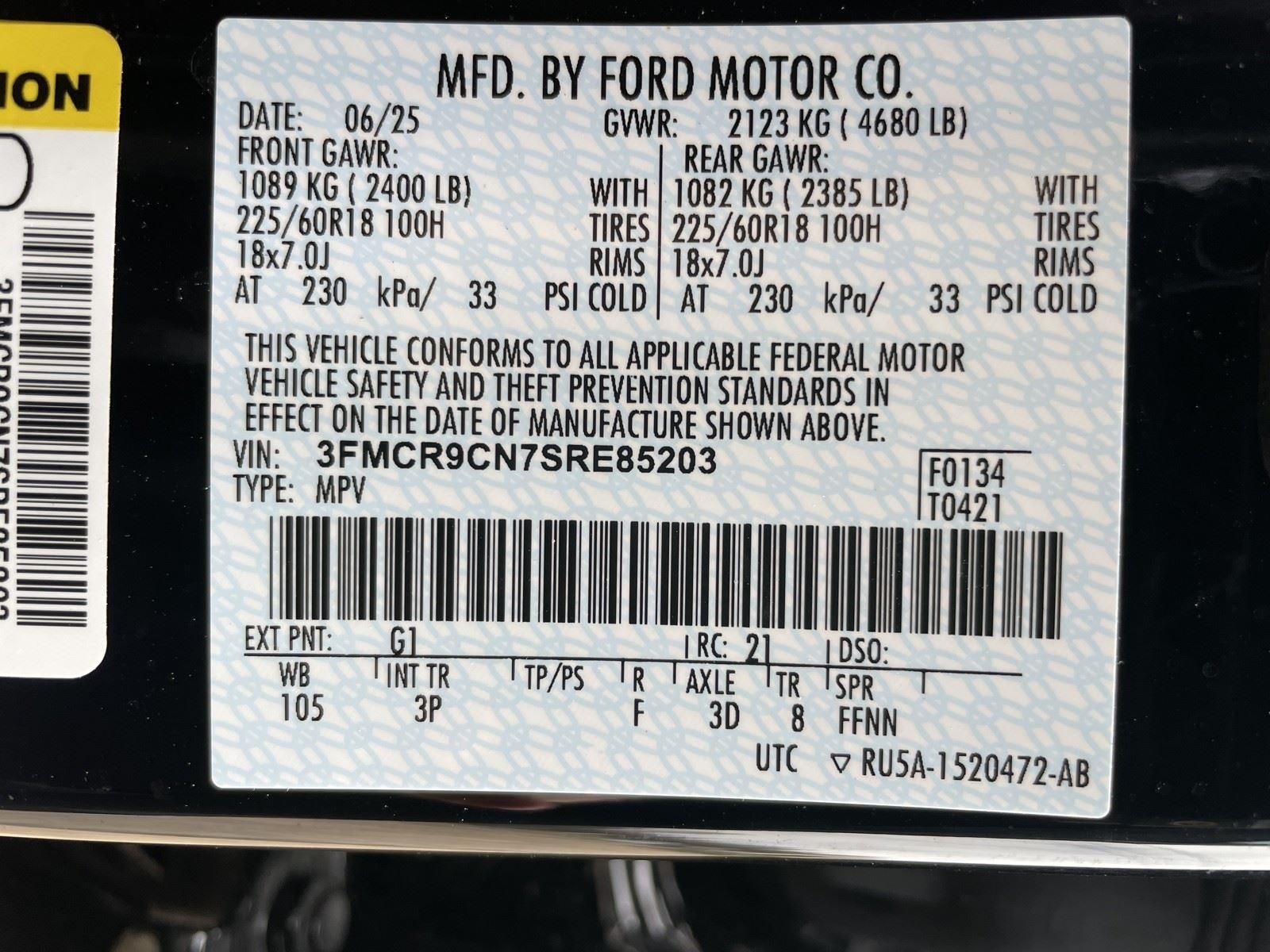 2025 Ford Bronco Sport Outer Banks