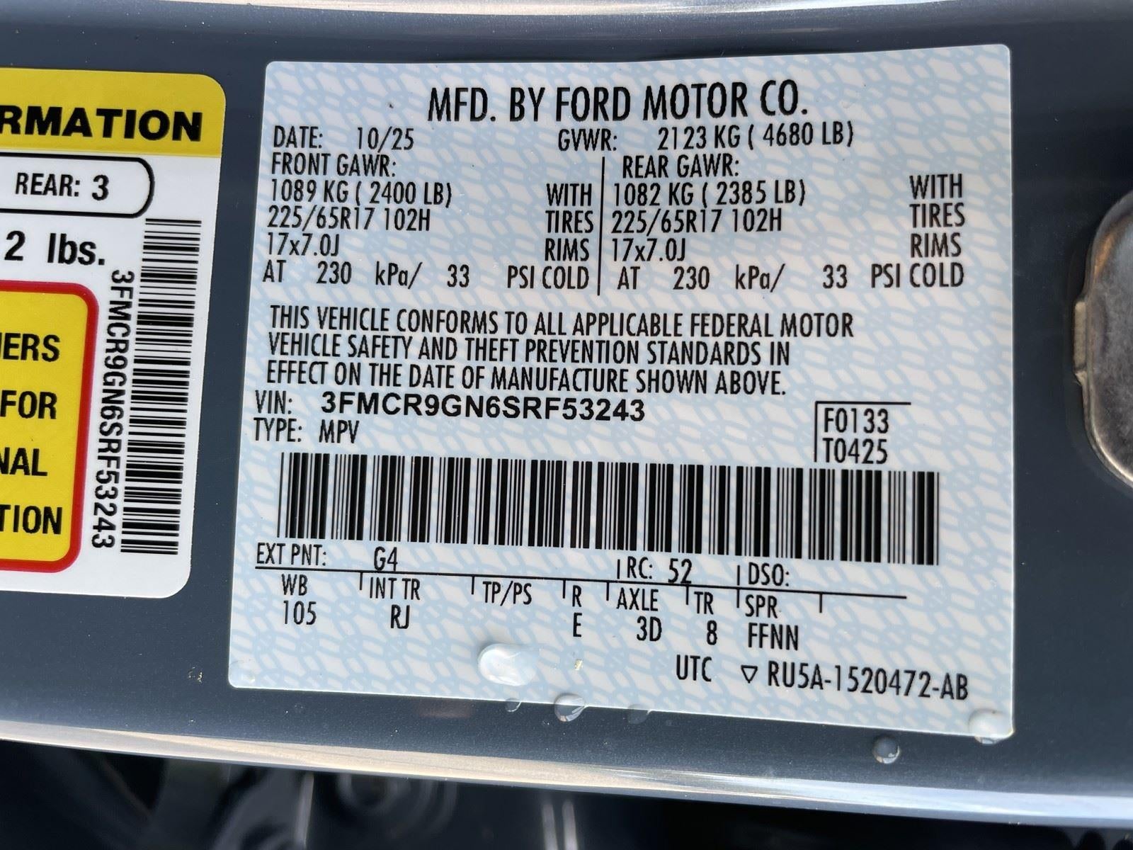 2025 Ford Bronco Sport Heritage