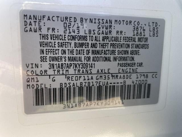 2019 Nissan Sentra S