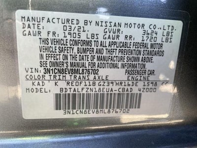 2021 Nissan Versa SV
