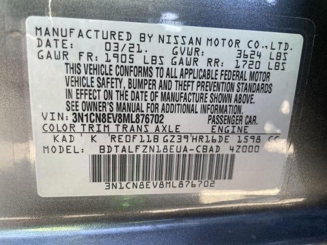 2021 Nissan Versa SV