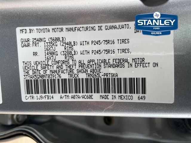 2022 Toyota Tacoma SR5