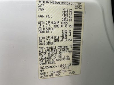 2018 Nissan Murano SV