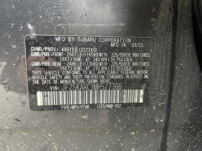 2021 Subaru Forester Sport