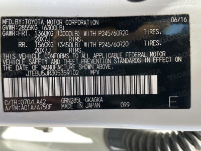 2016 Toyota 4Runner Limited