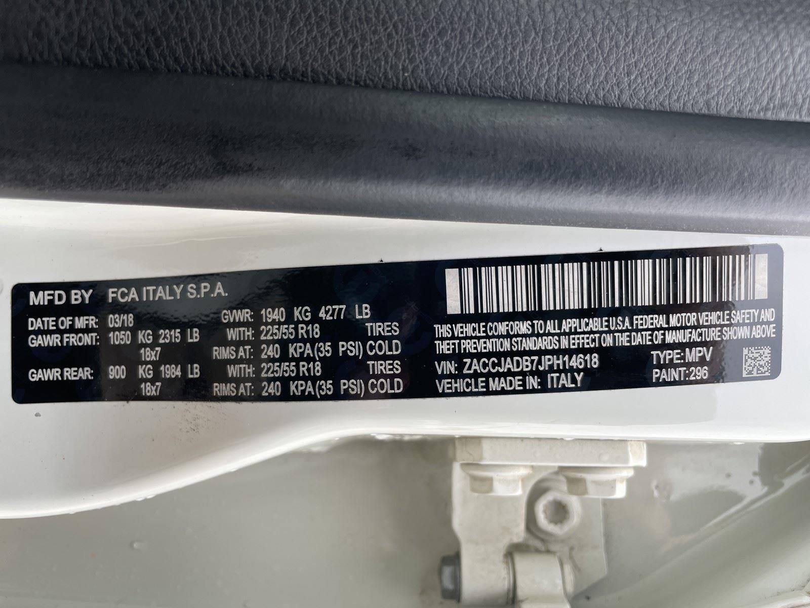 2018 Jeep Renegade Limited