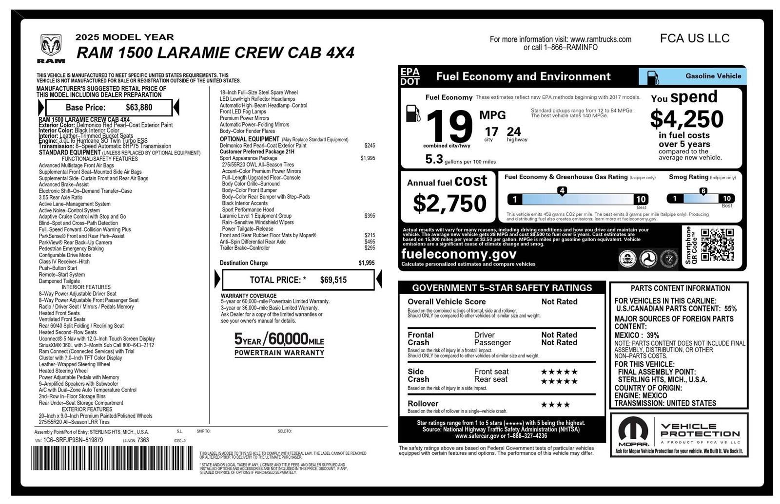 2025 RAM 1500 Laramie