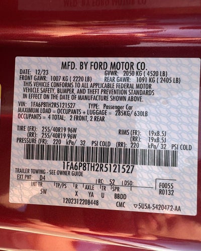 2024 Ford Mustang EcoBoost Premium