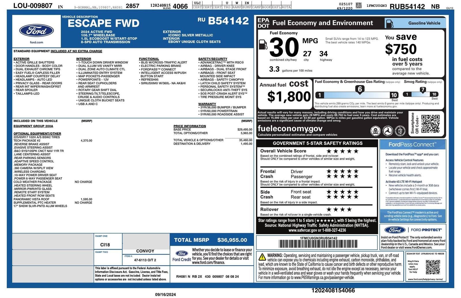 2024 Ford Escape Active