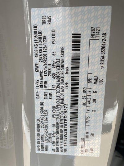 2026 Ford Super Duty F-250 SRW LARIAT