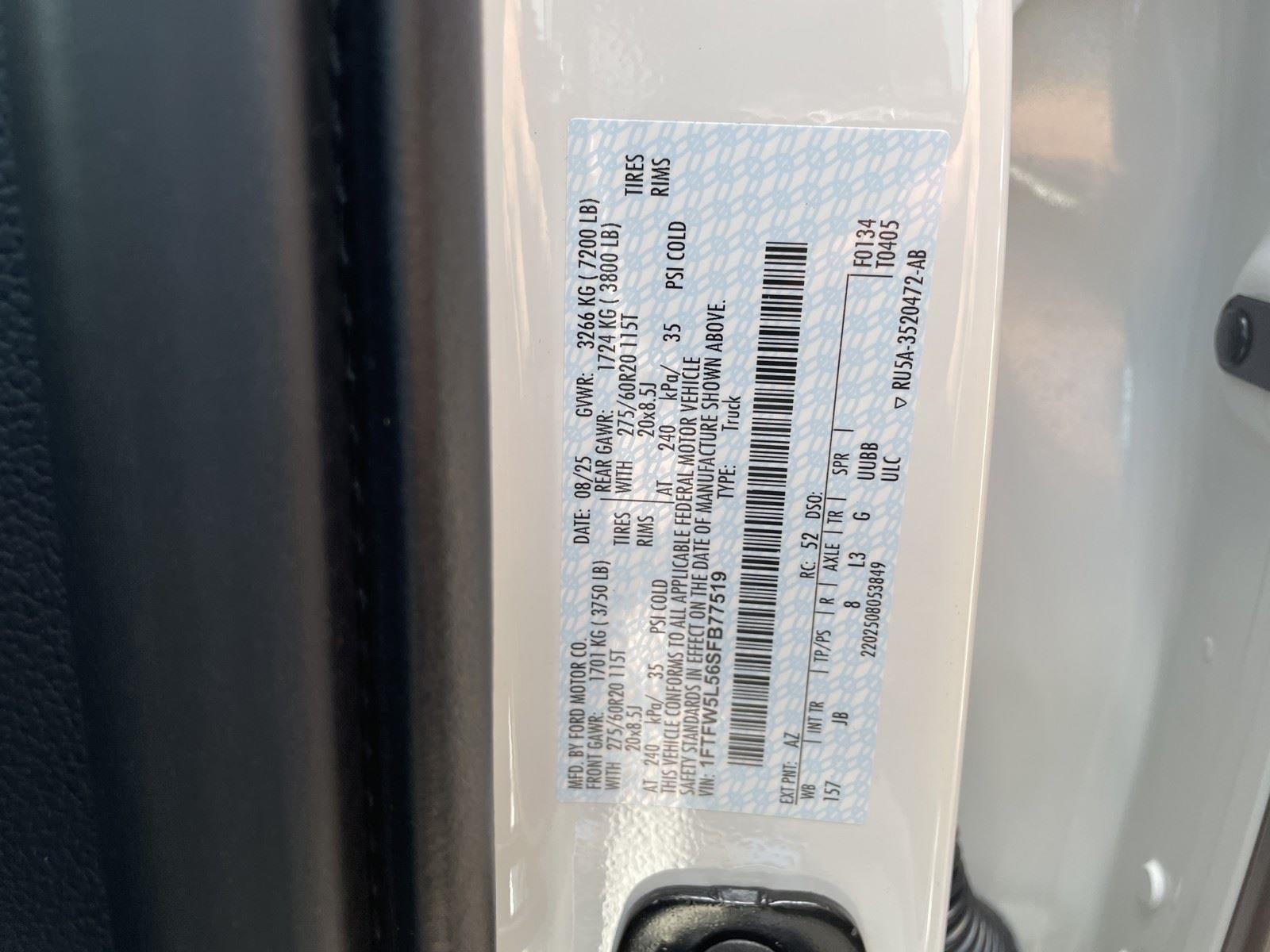 2025 Ford F-150 LARIAT