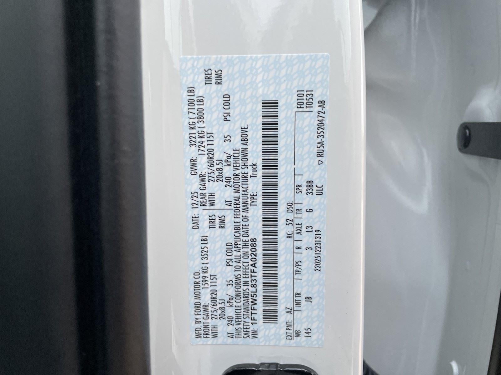 2026 Ford F-150 LARIAT