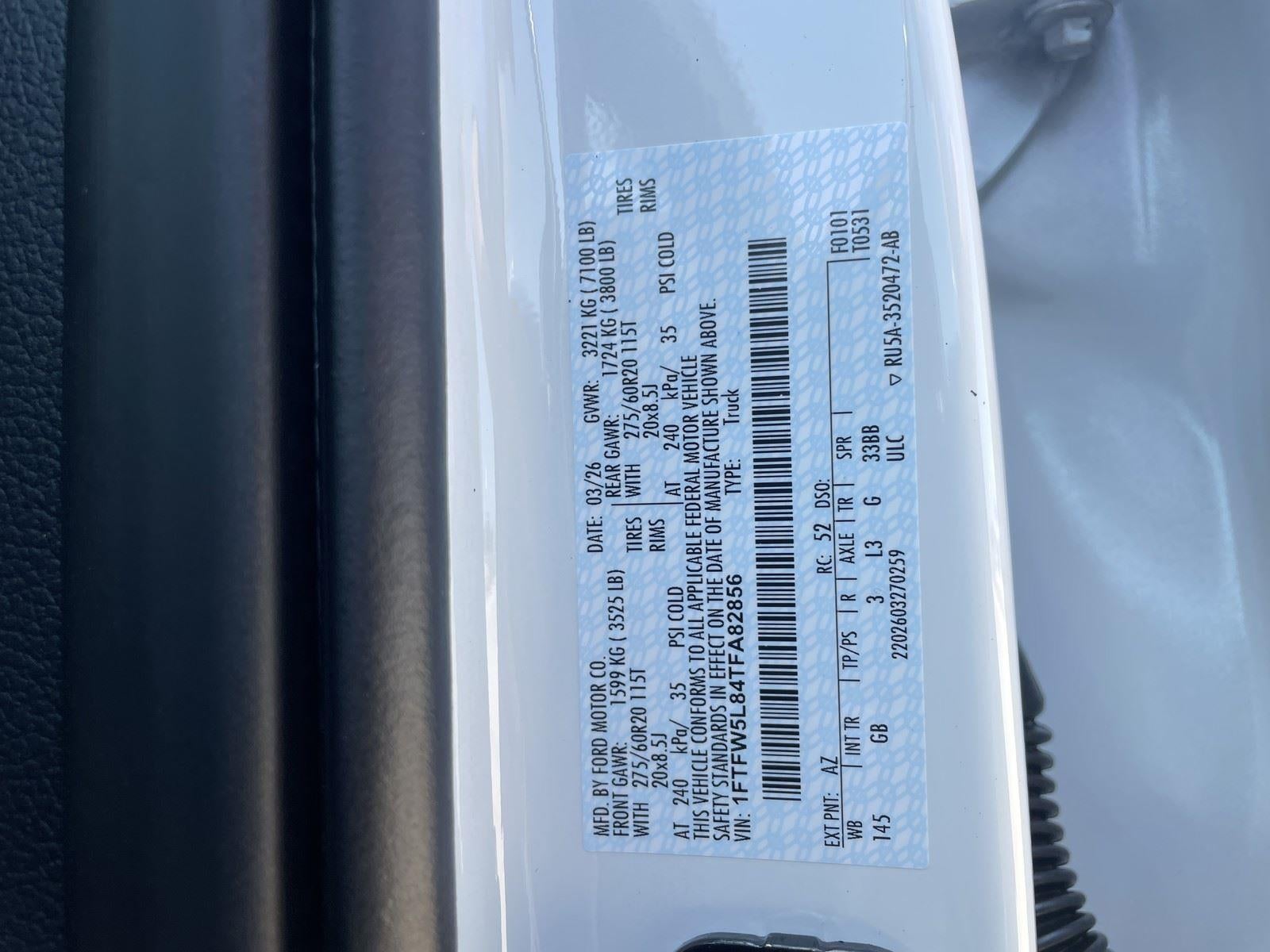 2026 Ford F-150 LARIAT