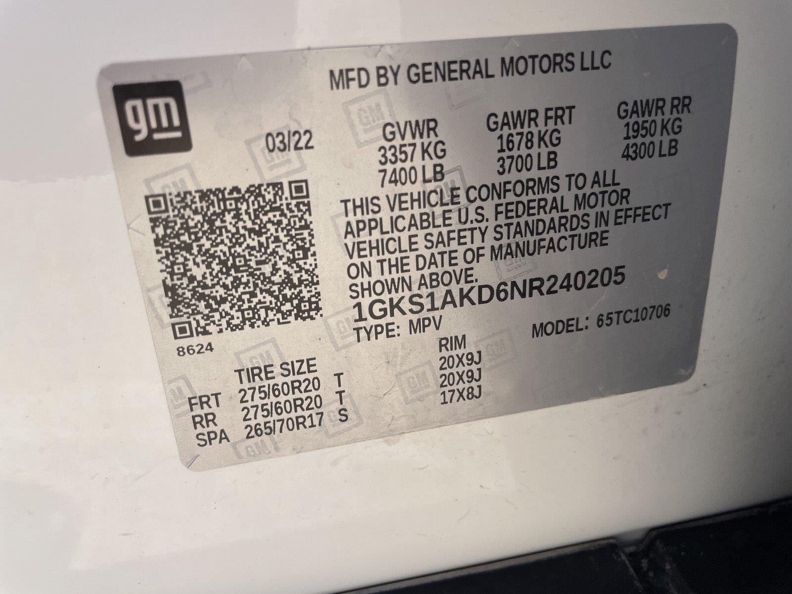 2022 GMC Yukon SLE