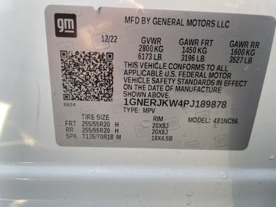 2023 Chevrolet Traverse RS