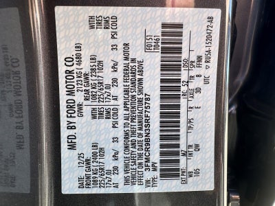 2025 Ford Bronco Sport Big Bend