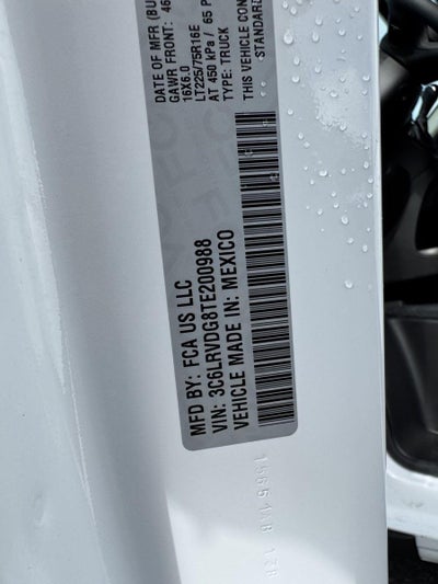 2026 RAM Promaster 2500 Tradesman