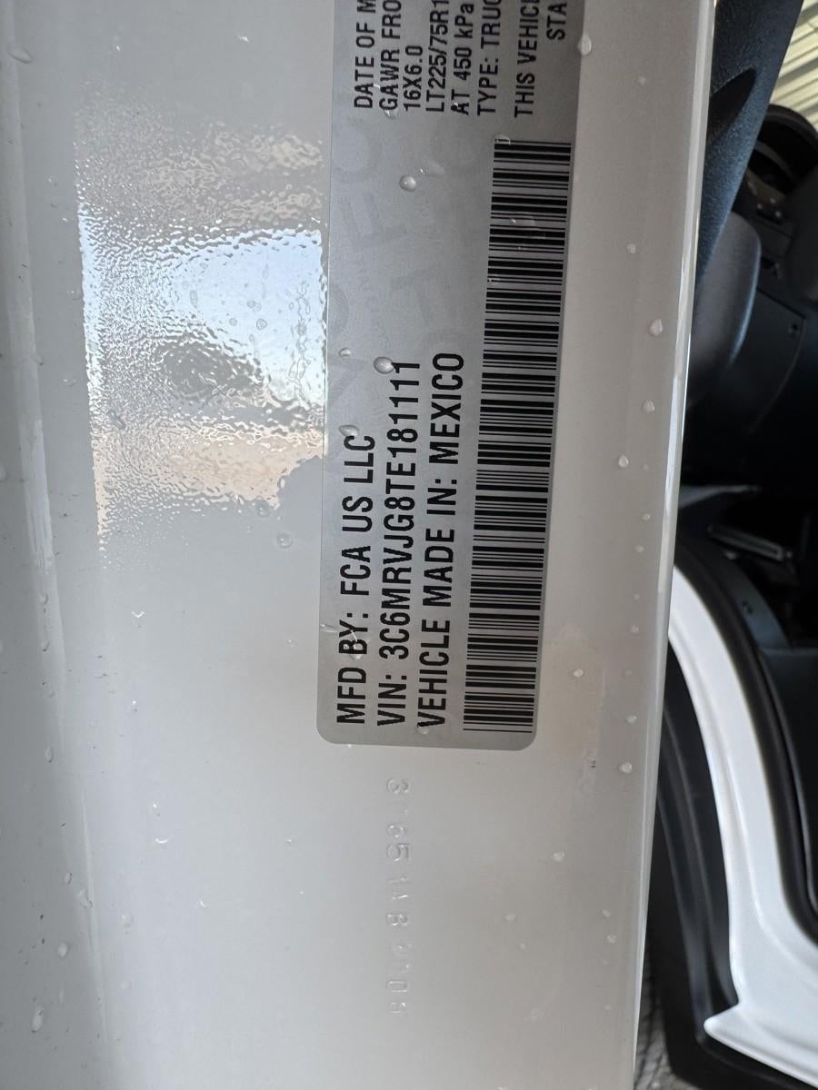 2026 RAM Ram ProMaster RAM PROMASTER 3500 TRADESMAN CARGO VAN HIGH ROOF 159' WB EXT