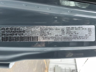 2026 Jeep Wrangler WRANGLER 4-DOOR SPORT