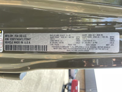 2026 Jeep Gladiator GLADIATOR TEXAS TRAIL 4X4