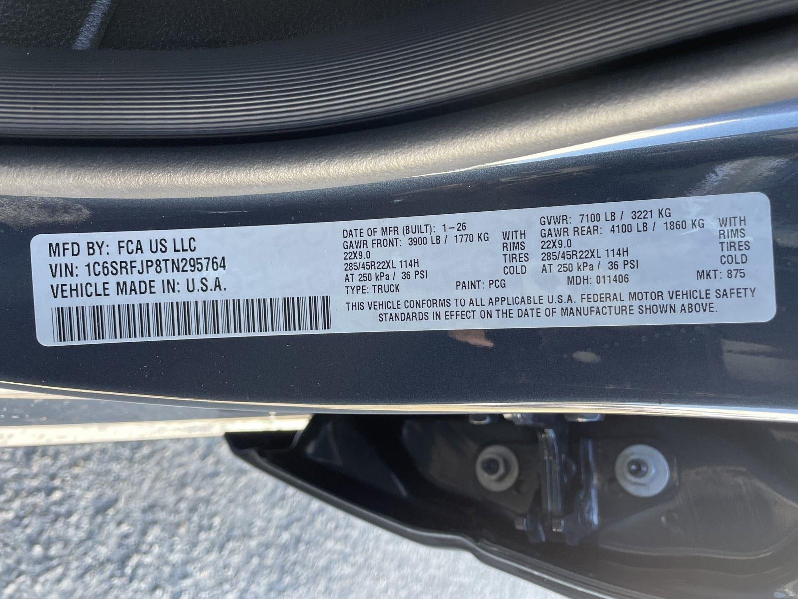 2026 RAM Ram 1500 RAM 1500 LARAMIE CREW CAB 4X4 5'7' BOX