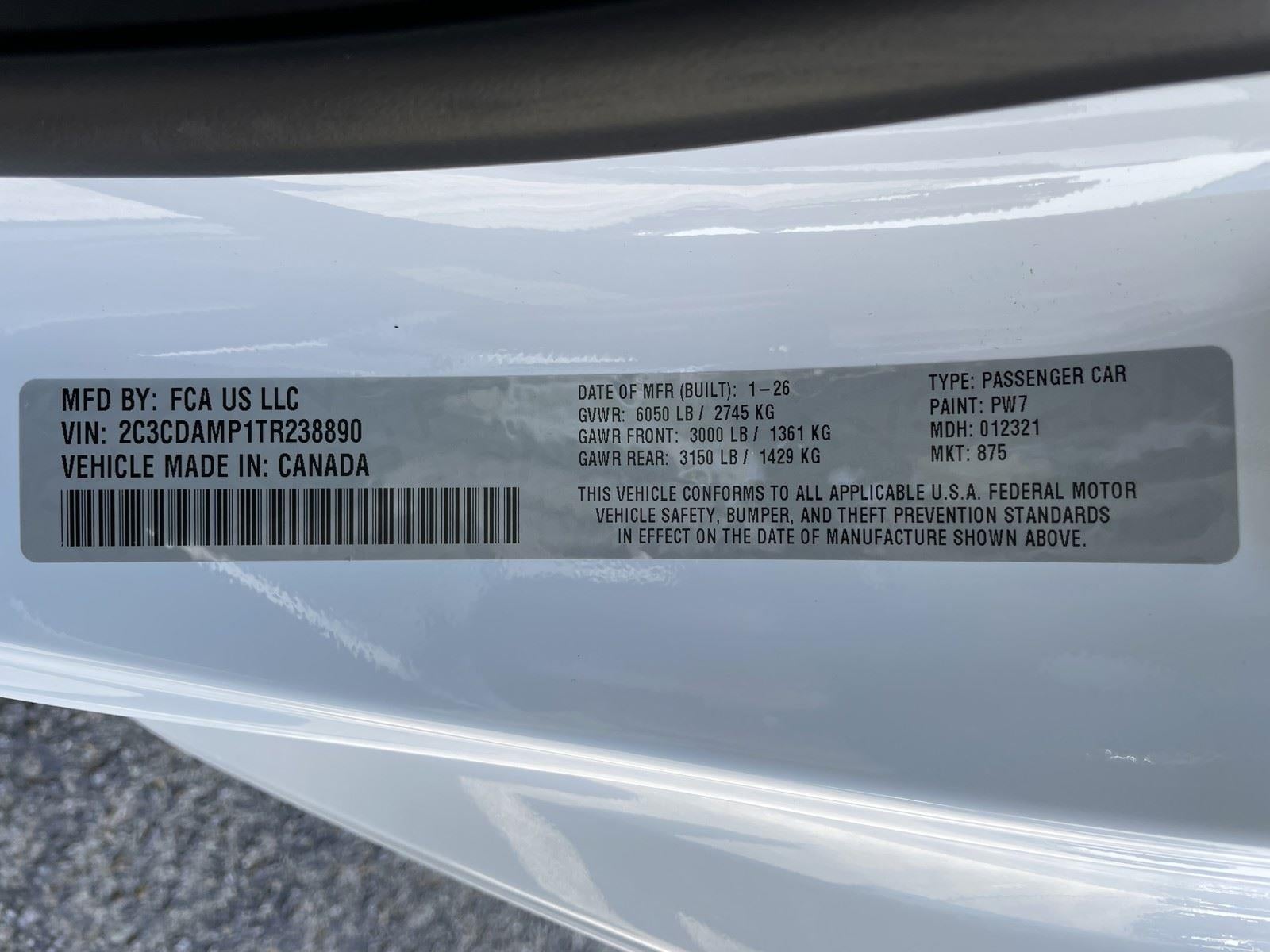 2026 Dodge Charger CHARGER SCAT PACK 2-DOOR AWD