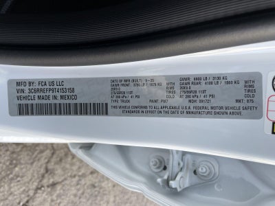 2026 RAM Ram 1500 RAM 1500 BIG HORN CREW CAB 4X2 5'7' BOX